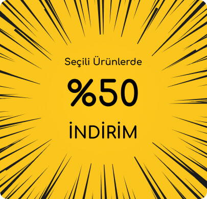 Seçili Ürünlerde <b>%50 İndirim</b>